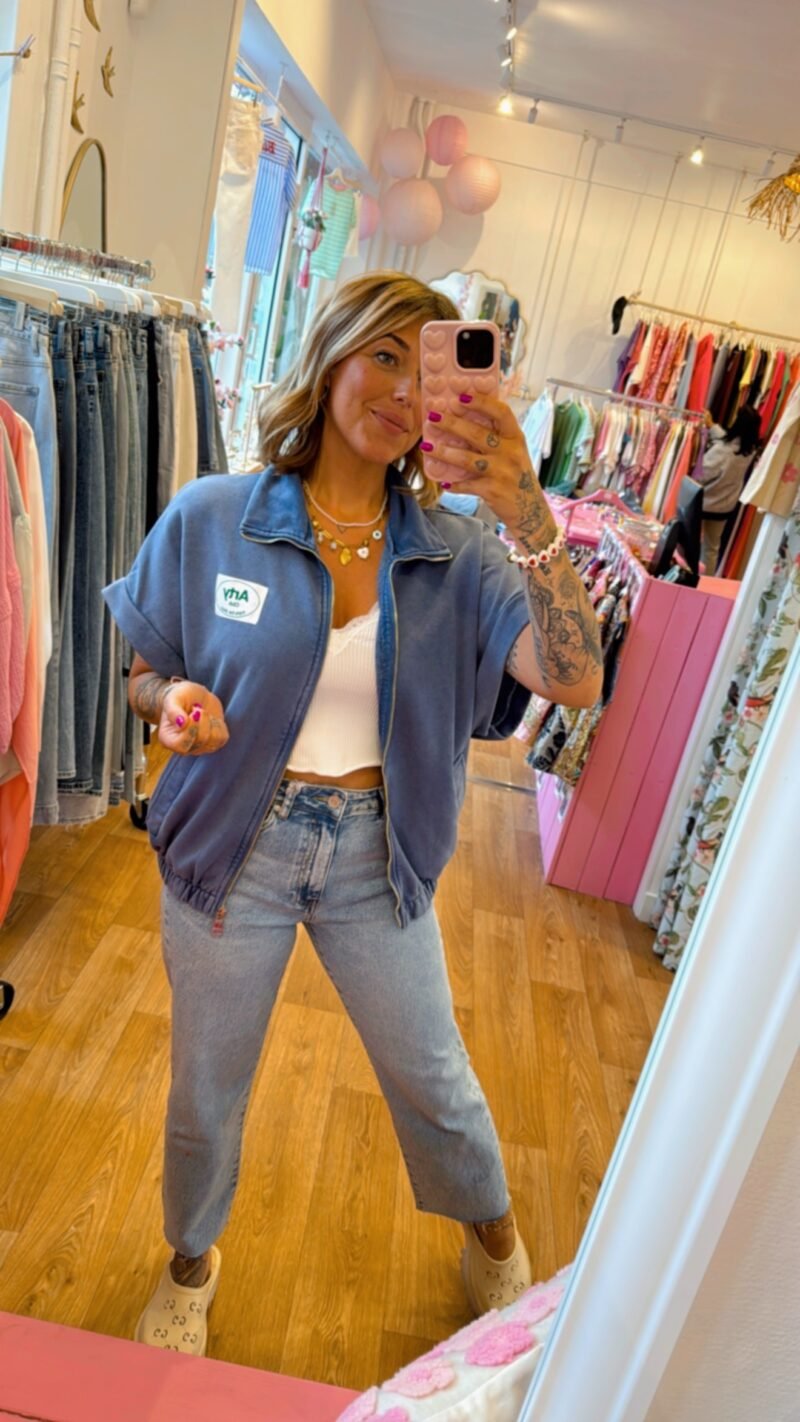 VESTE JOG bleu
