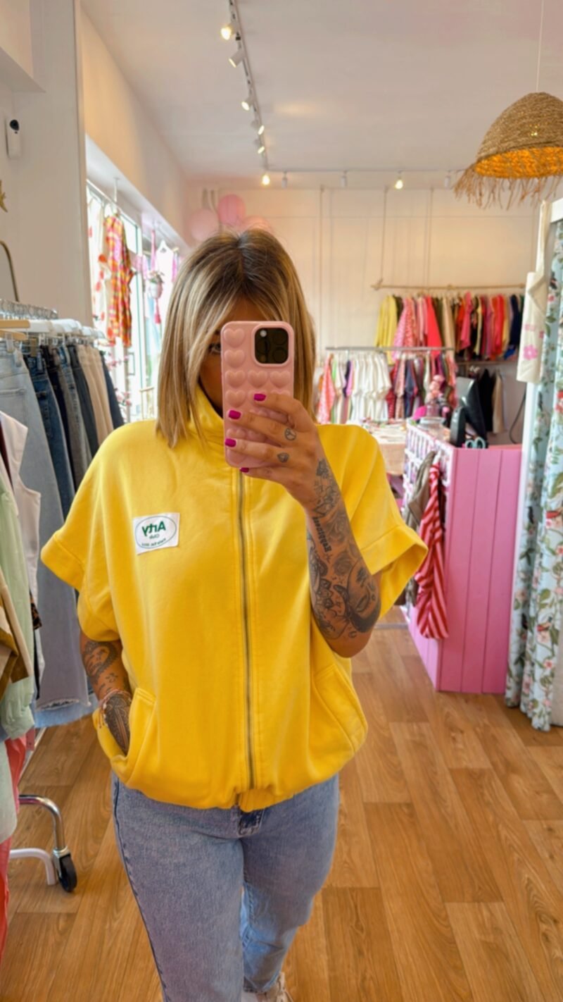 VESTE JOG JAUNE