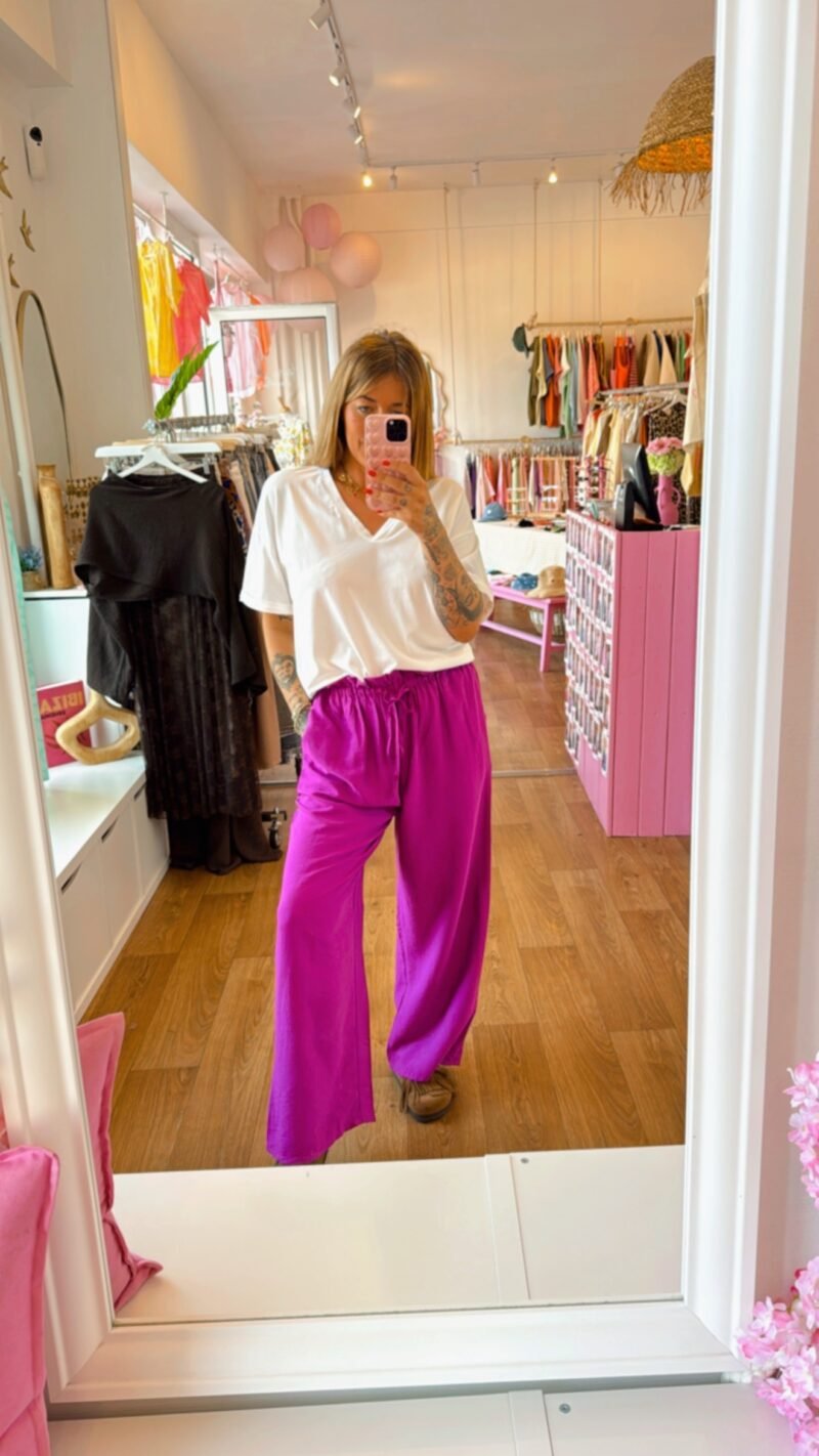 PANTALON MYSTIC  MAGENTA  T . S