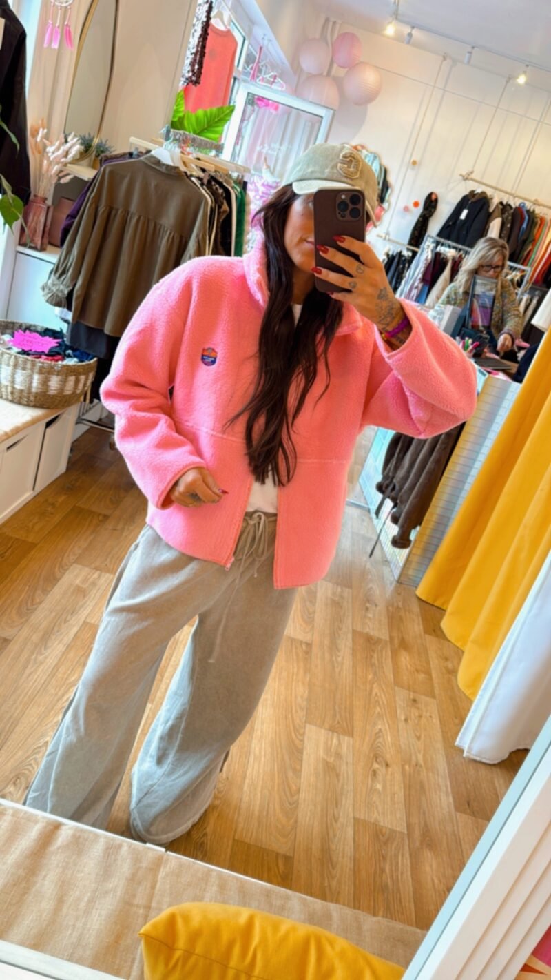 VESTE SHERPA  ROSE  S/M