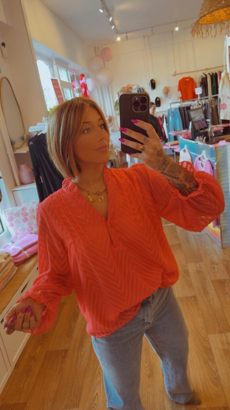 BLOUSE CORAIL  T . M