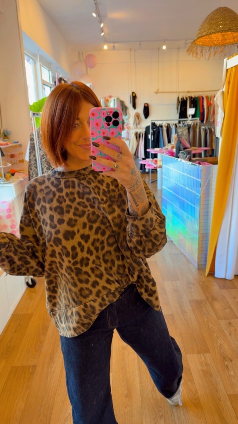 SWEATSHIRT LEOPARD