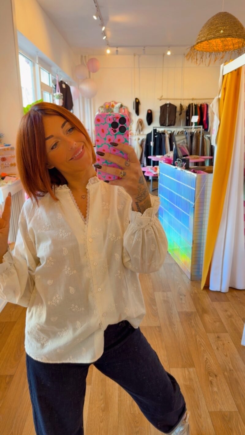 BLOUSE ENOLA  ECRU  M/L