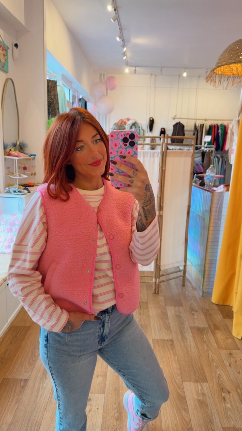 BOLERO MOUTON ROSE BONBON T . M