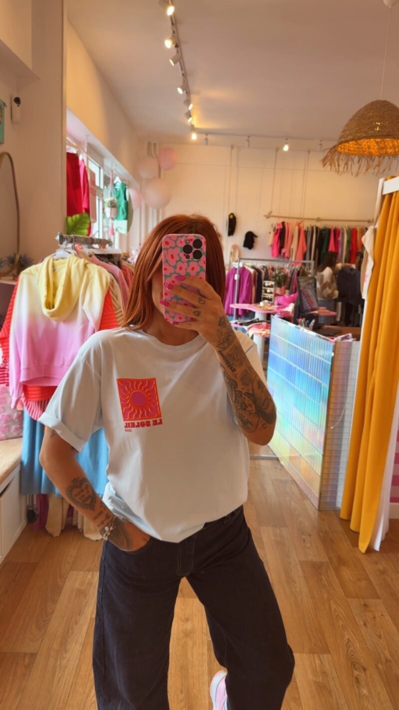 T SHIRT LE SOLEIL BLEU CIEL
