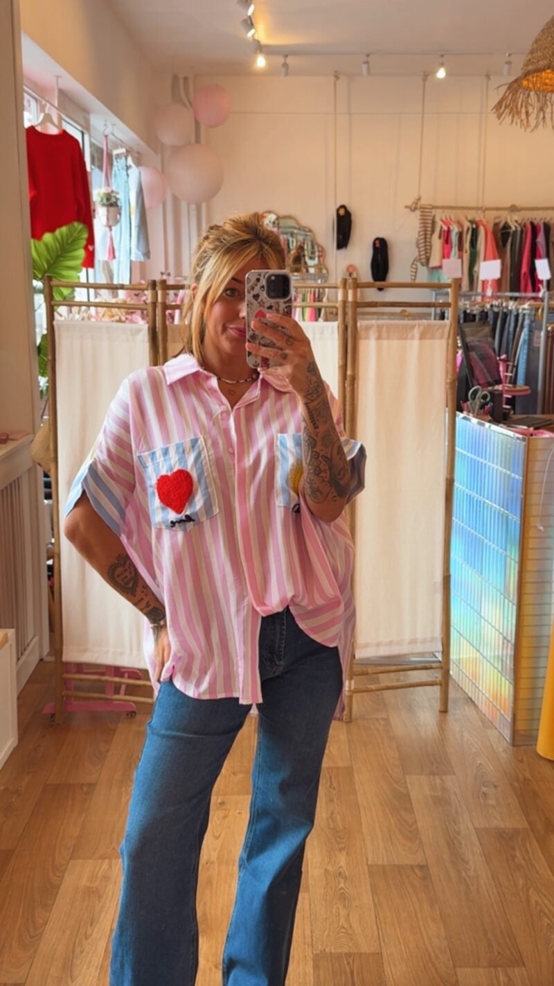 CHEMISE RAYE 3 COULEURS