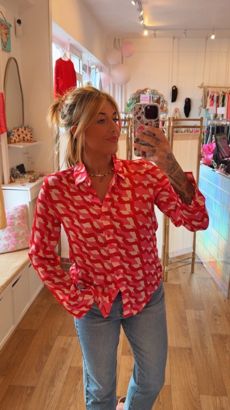 CHEMISE DETAILS ROSE  T . XL