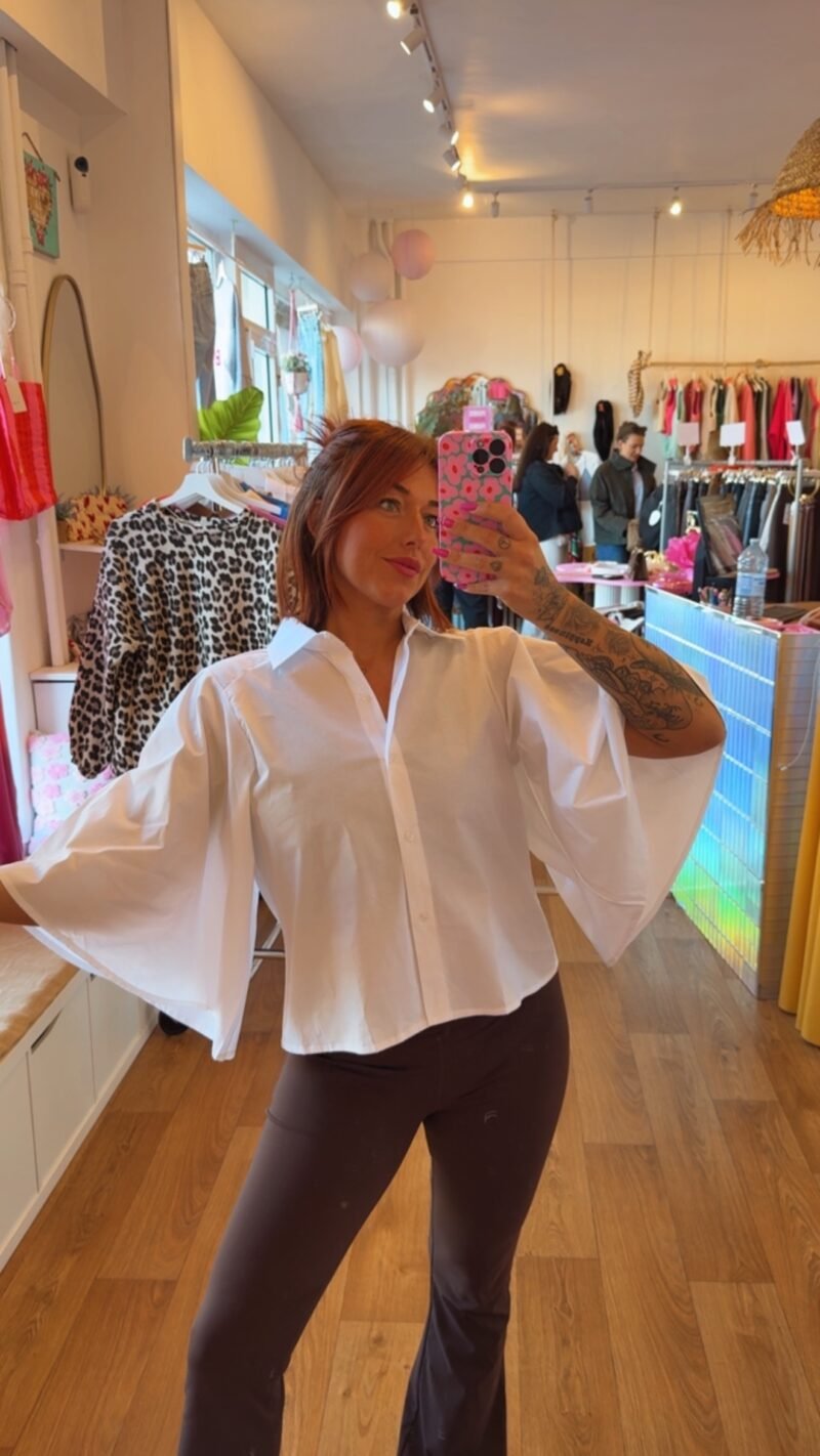 CHEMISE CHAUVE SOURIS BLANCHE