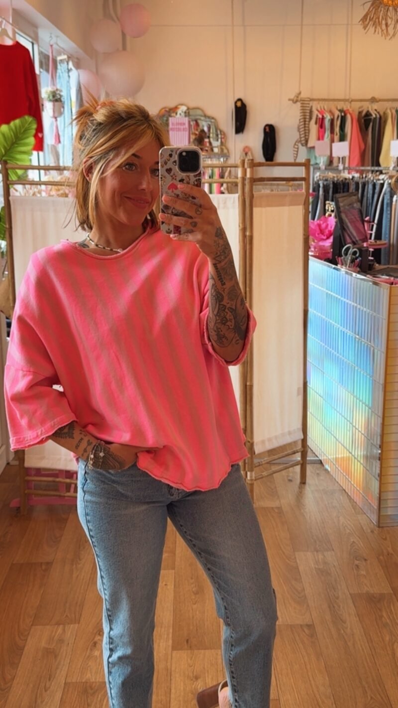 T SHIRT OVERSIZE RAYE ROSE DESTROY