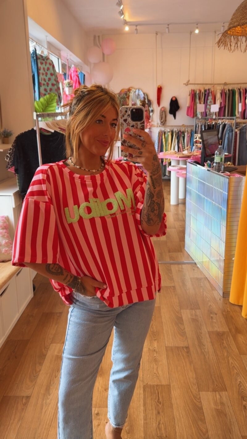 SWEAT SHIRT MALIBU ROUGE