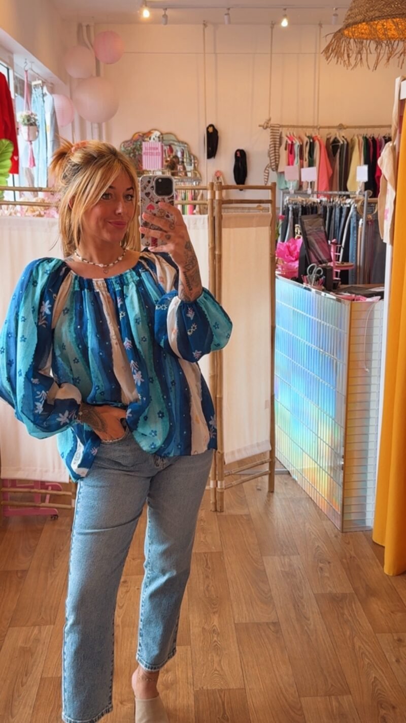 TUNIQUE MALDIVES BLEU