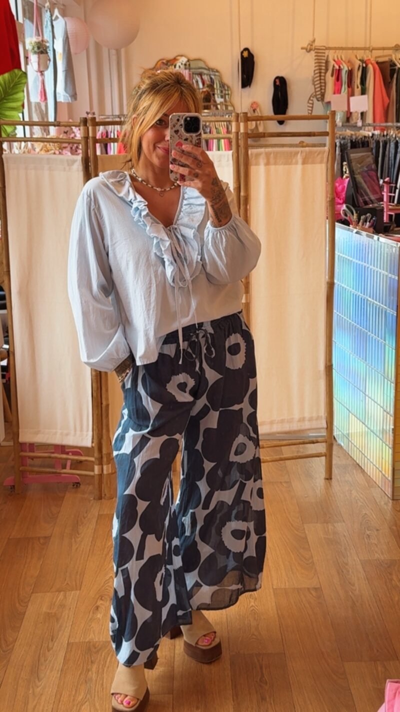 PANTALON HAWAI  BLEU