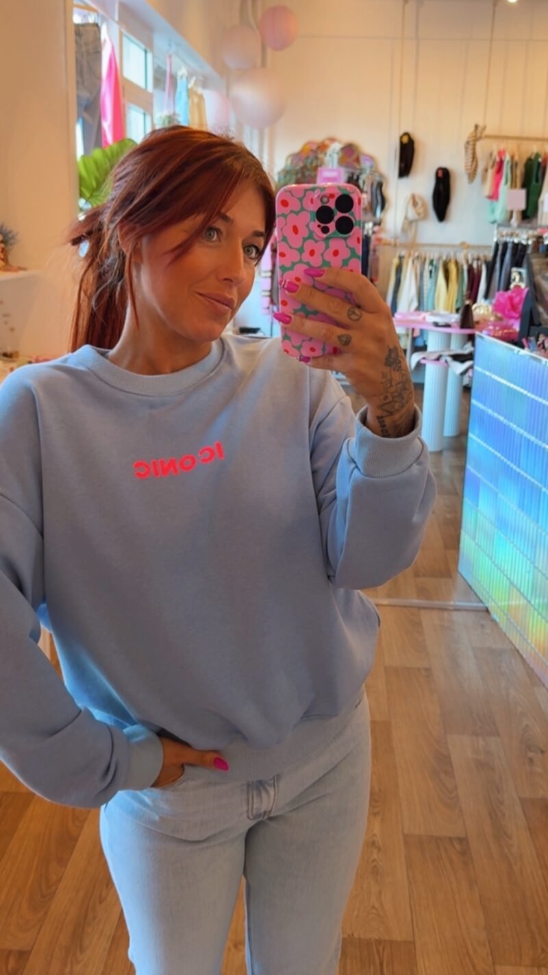 SWEAT ICONIC DOUX  BLEU