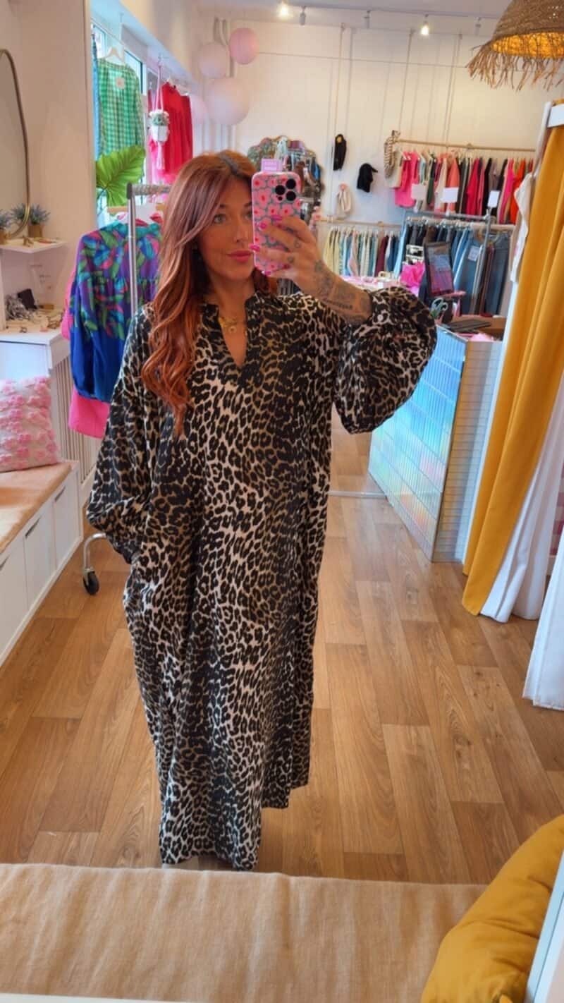 ROBE ROCK LEOPARD CAMEL – Image 2