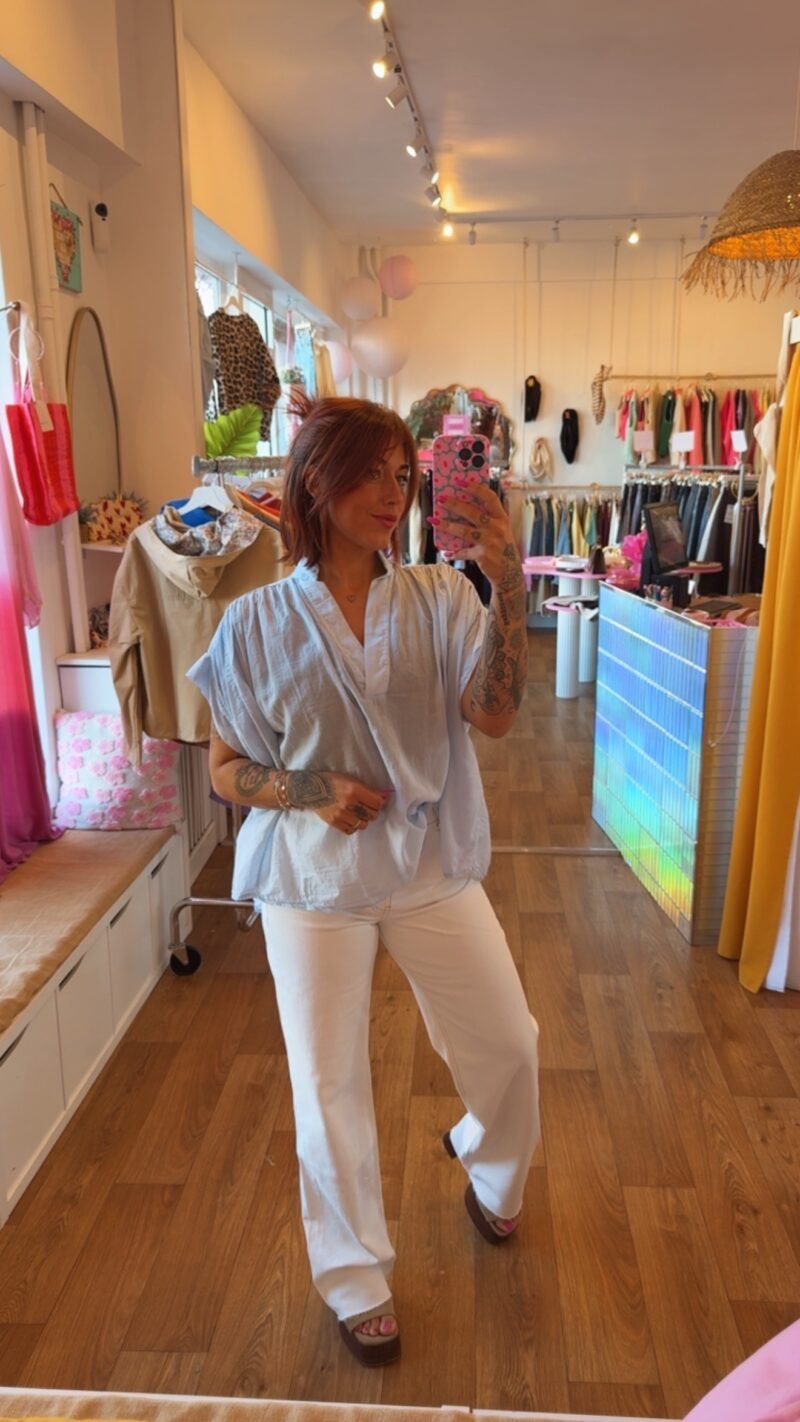 BLOUSE COCO  BLEUciel