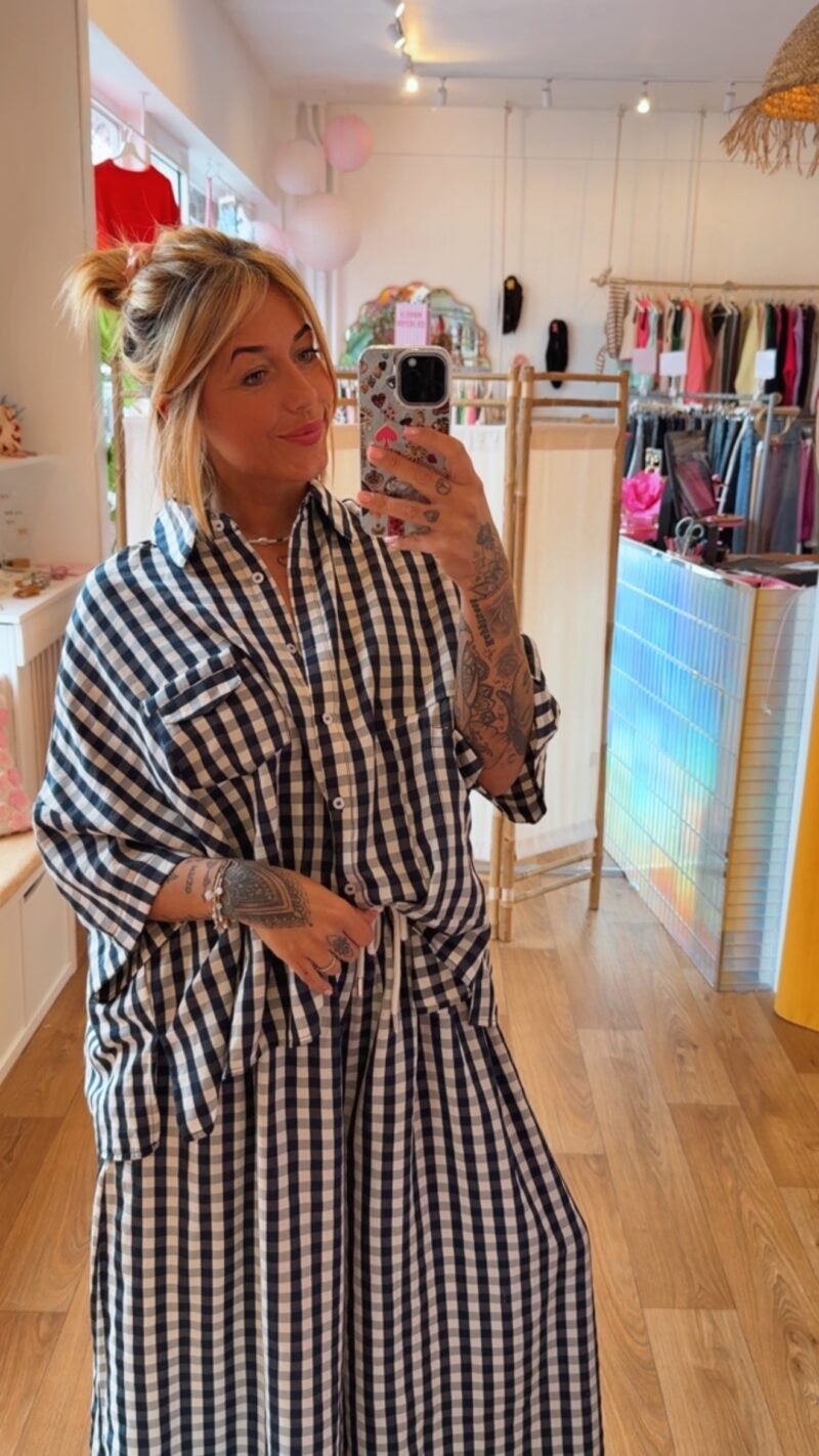 TOP CARREAUX BLEU MARINE