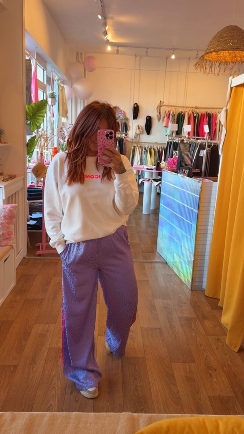 PANTALON LEO FLUIDE  VIOLET