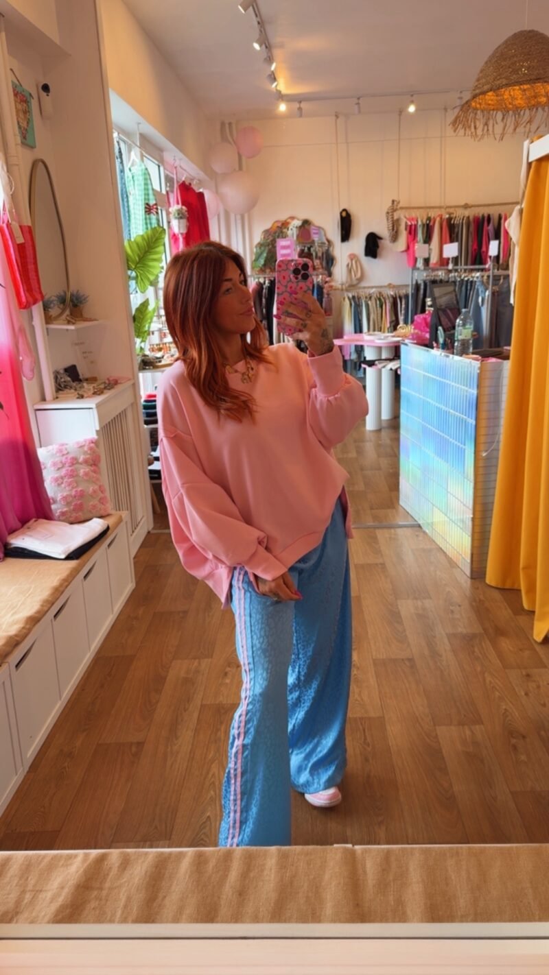 PANTALON LEO FLUIDE BLEU