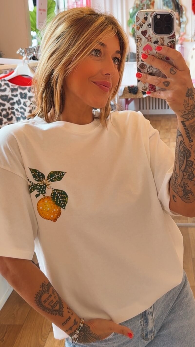 T SHIRT DOUX  " LEMON STRASS"