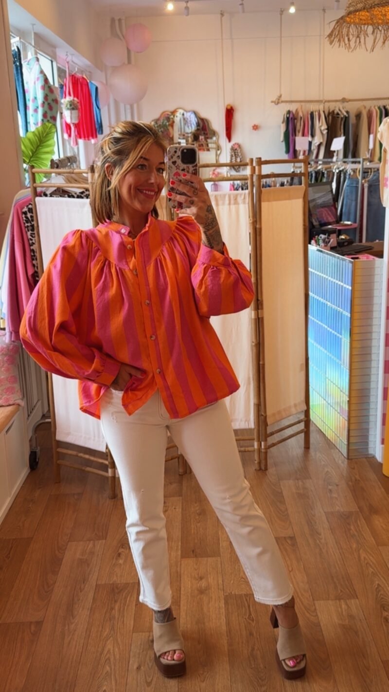 CHEMISE CLOWN  ORANGE