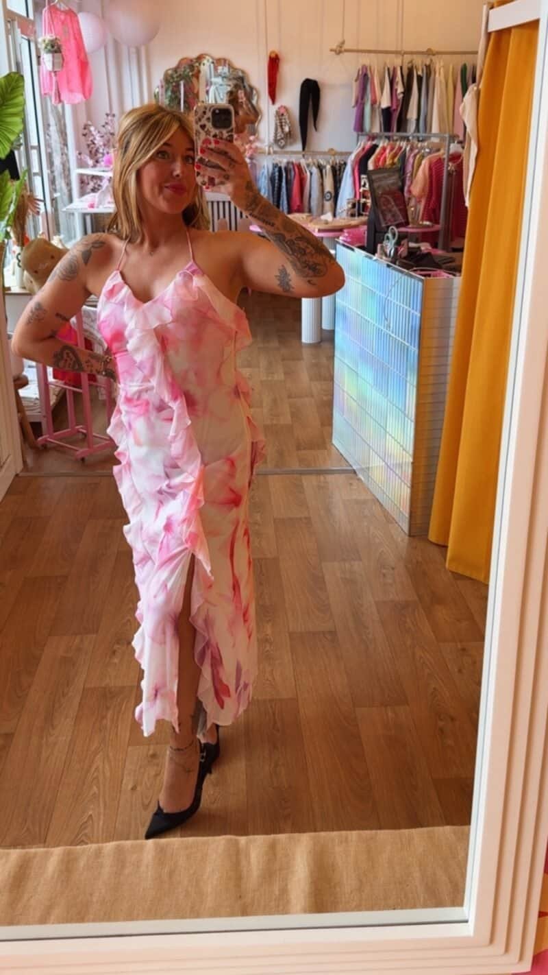 ROBE CEREMONIE ROSÉ   T . S – Image 2
