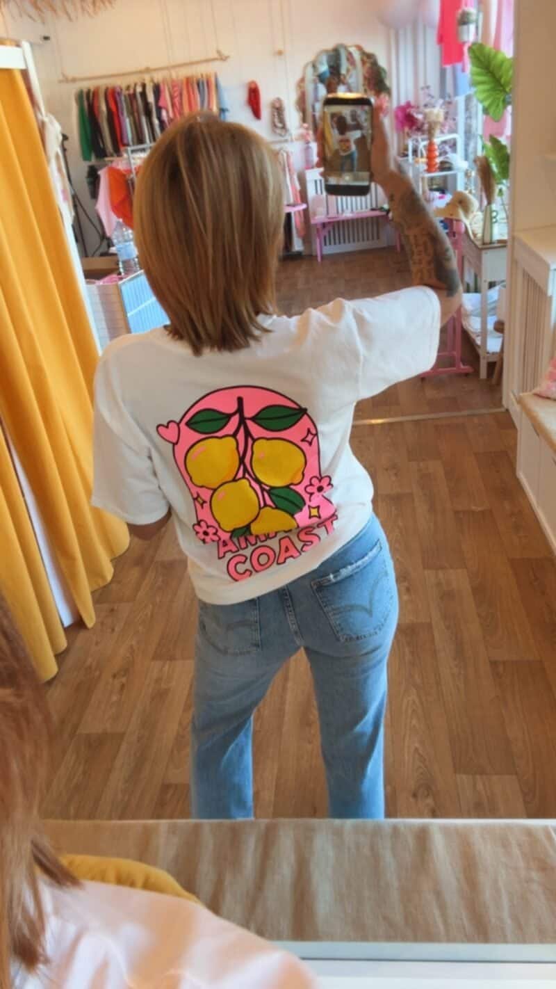 T SHIRT CITRON DESSIN – Image 2