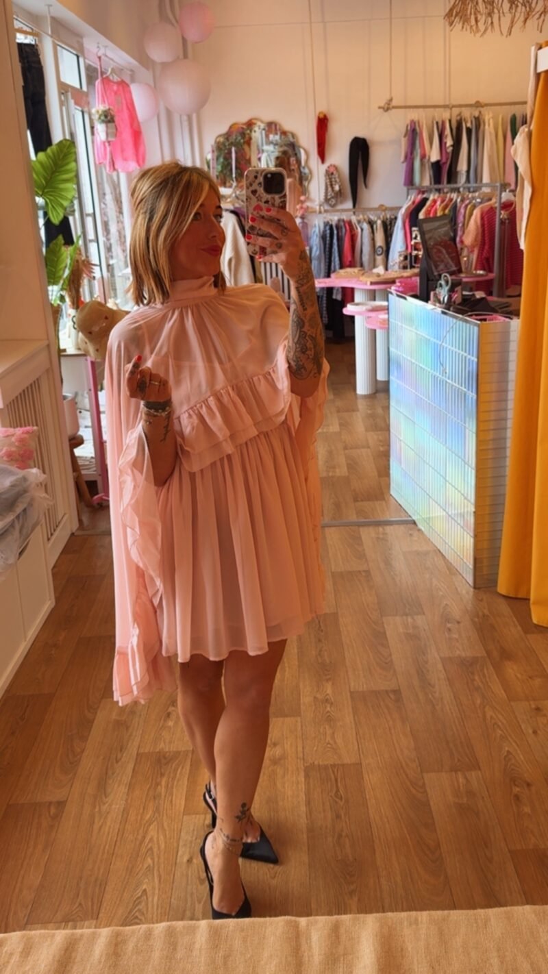 ROBE EN 2 PARTIE ROSE  M/L