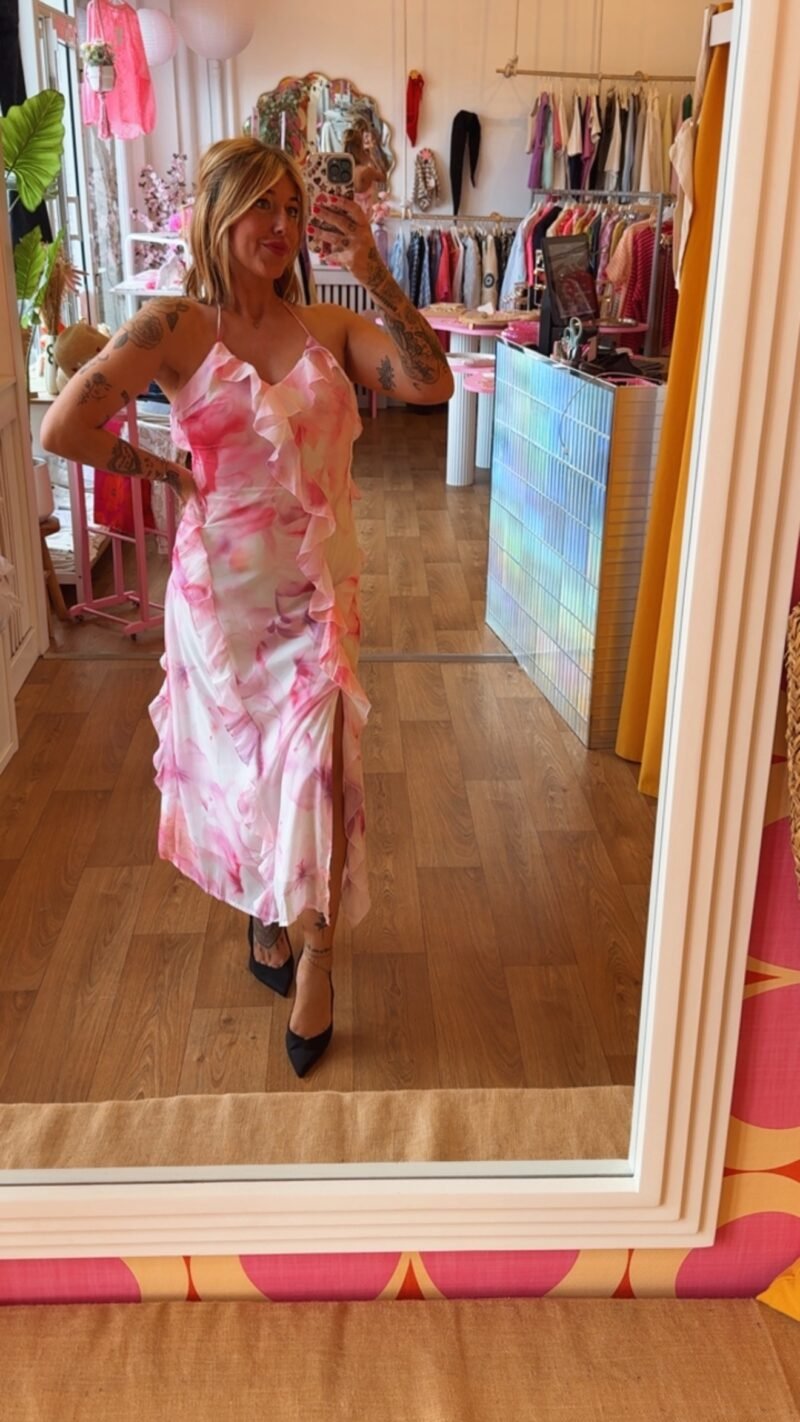 ROBE CEREMONIE ROSÉ   T . M