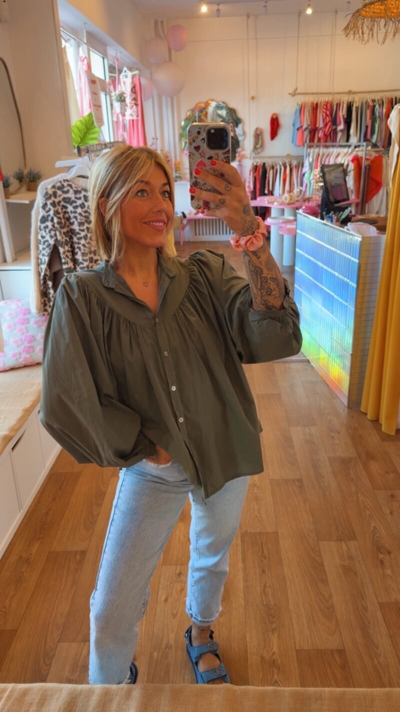 TUNIQUE COTON UNI  KAKI