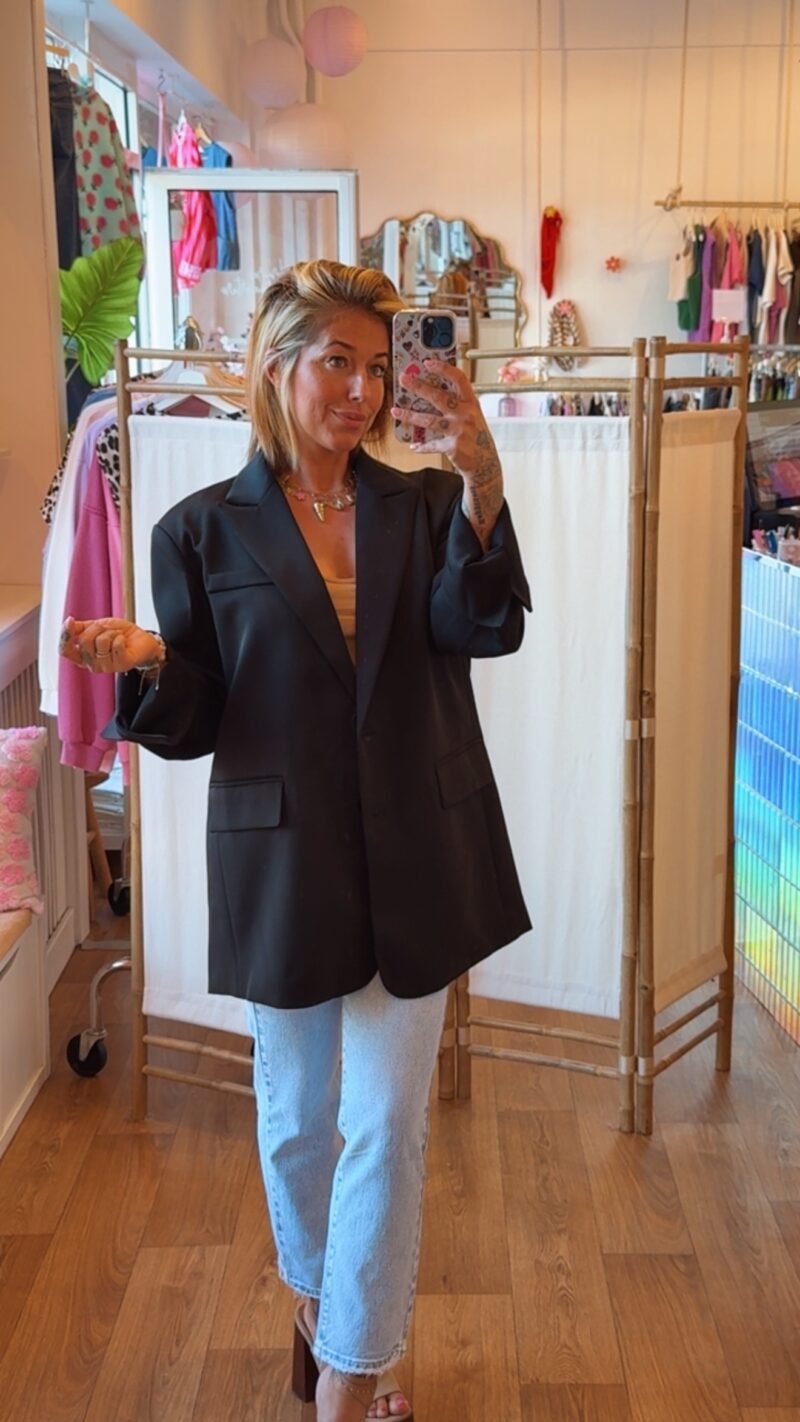 BLAZER OVERSIZE FULL BLACK