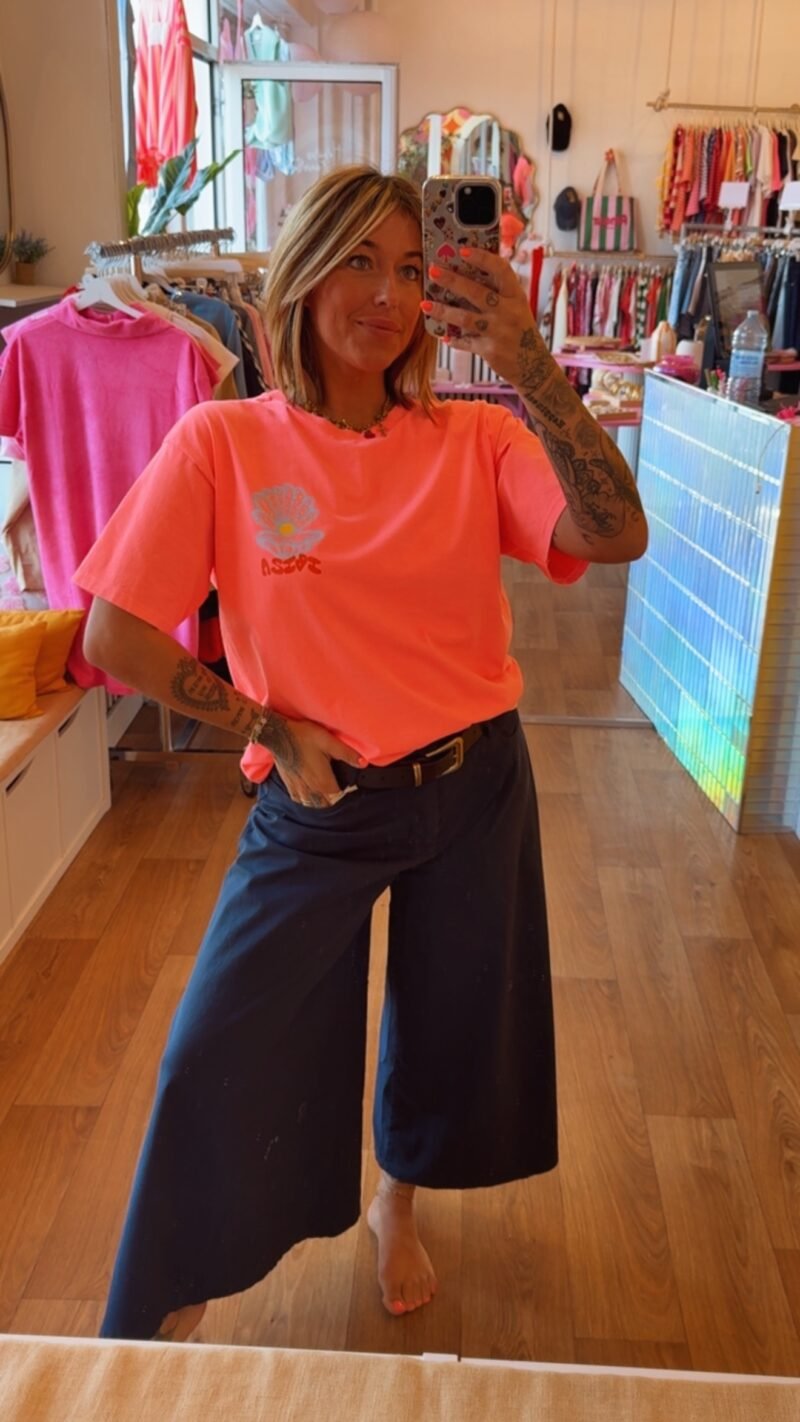 JUPE CULOTTE UNI BLEU MARINE