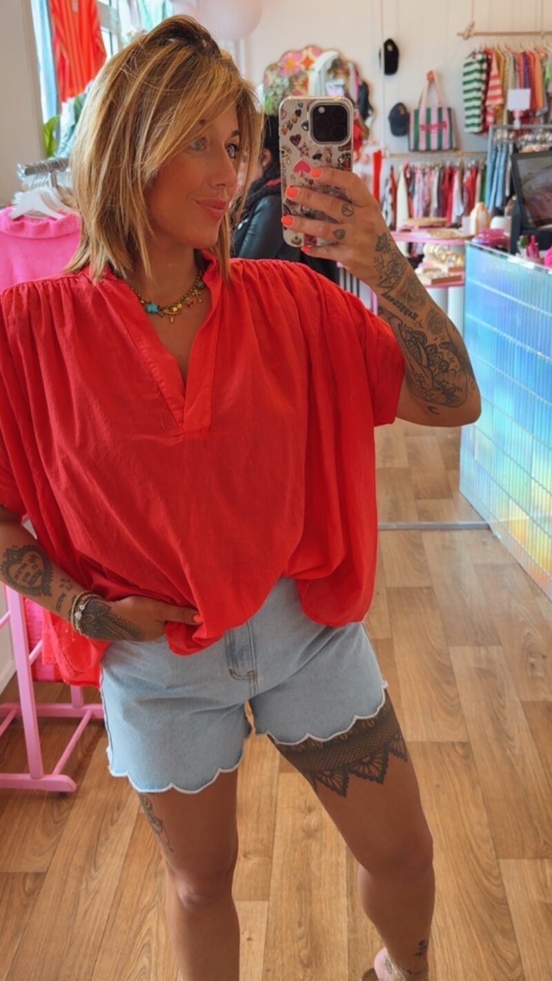 SHORT JEAN BLEU CLAIR  T .  S