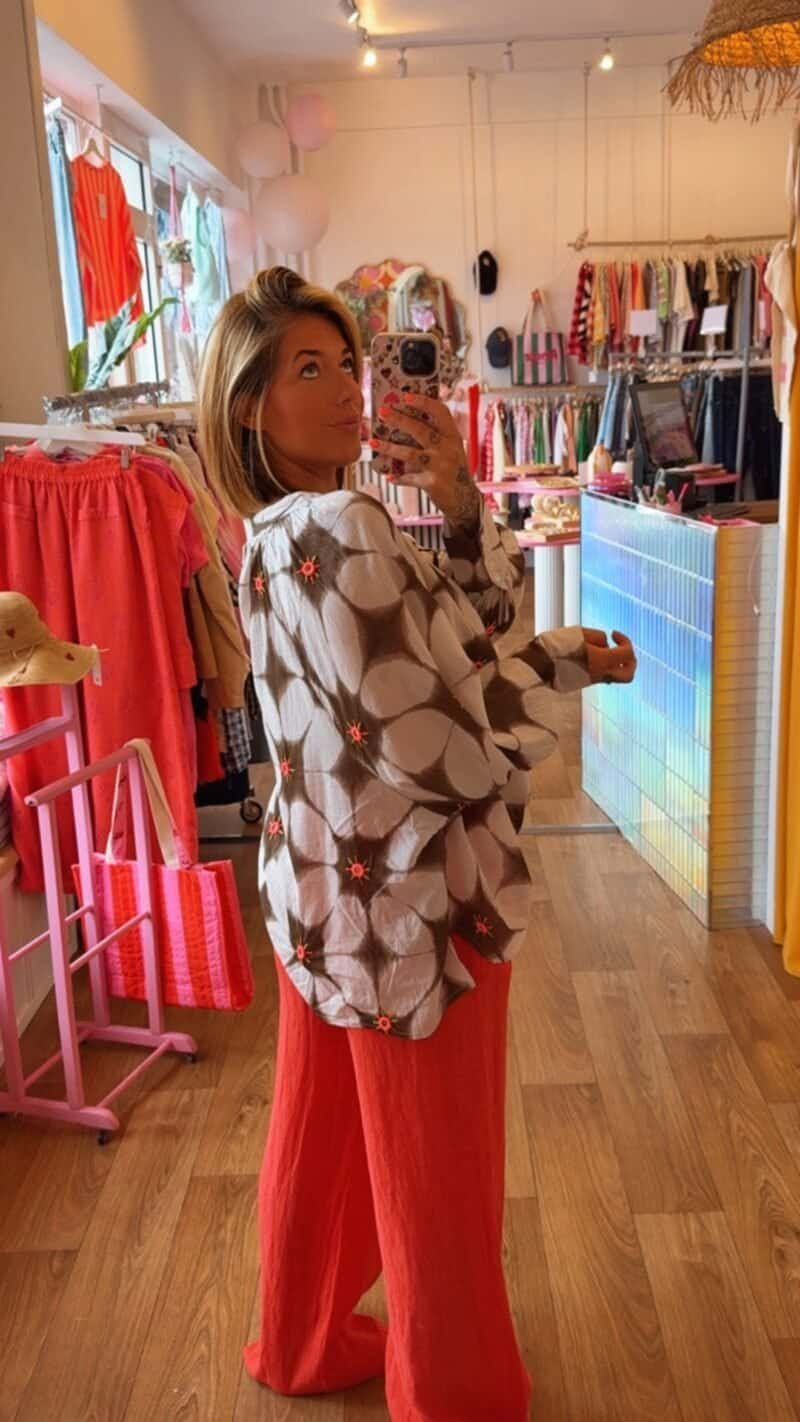 BLOUSE HAWAI  TAUPE – Image 2
