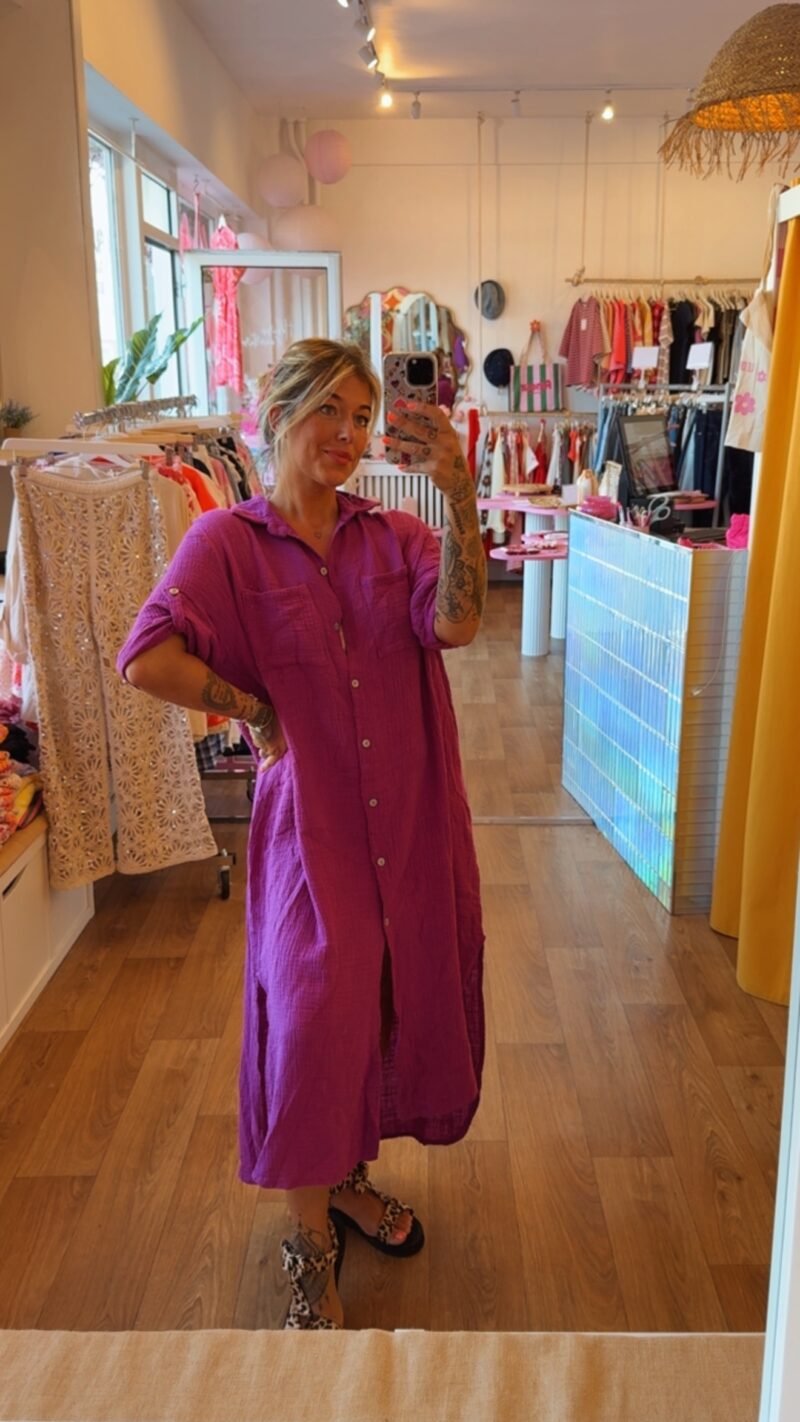 ROBE AGREABLE MAGENTA