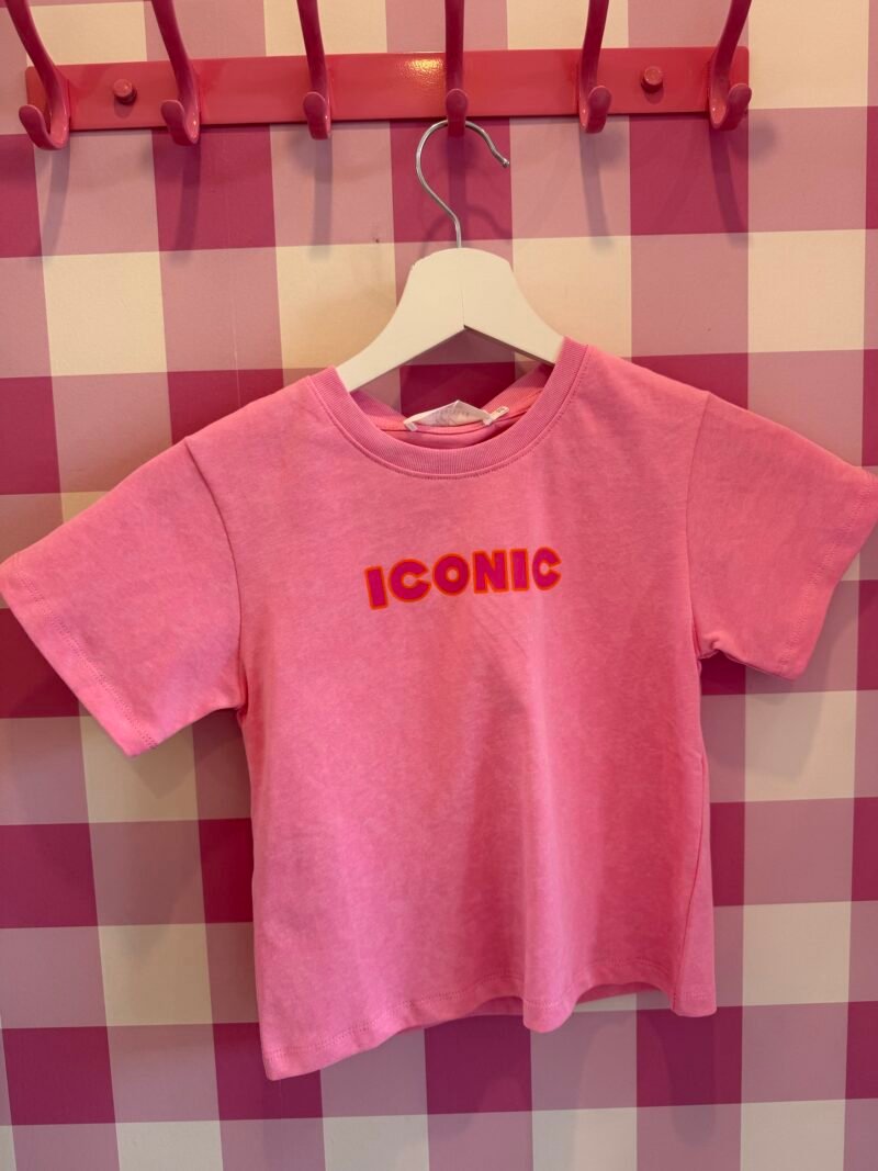 T SHIRT ICONIC ROSE ENFANT 10 ANS