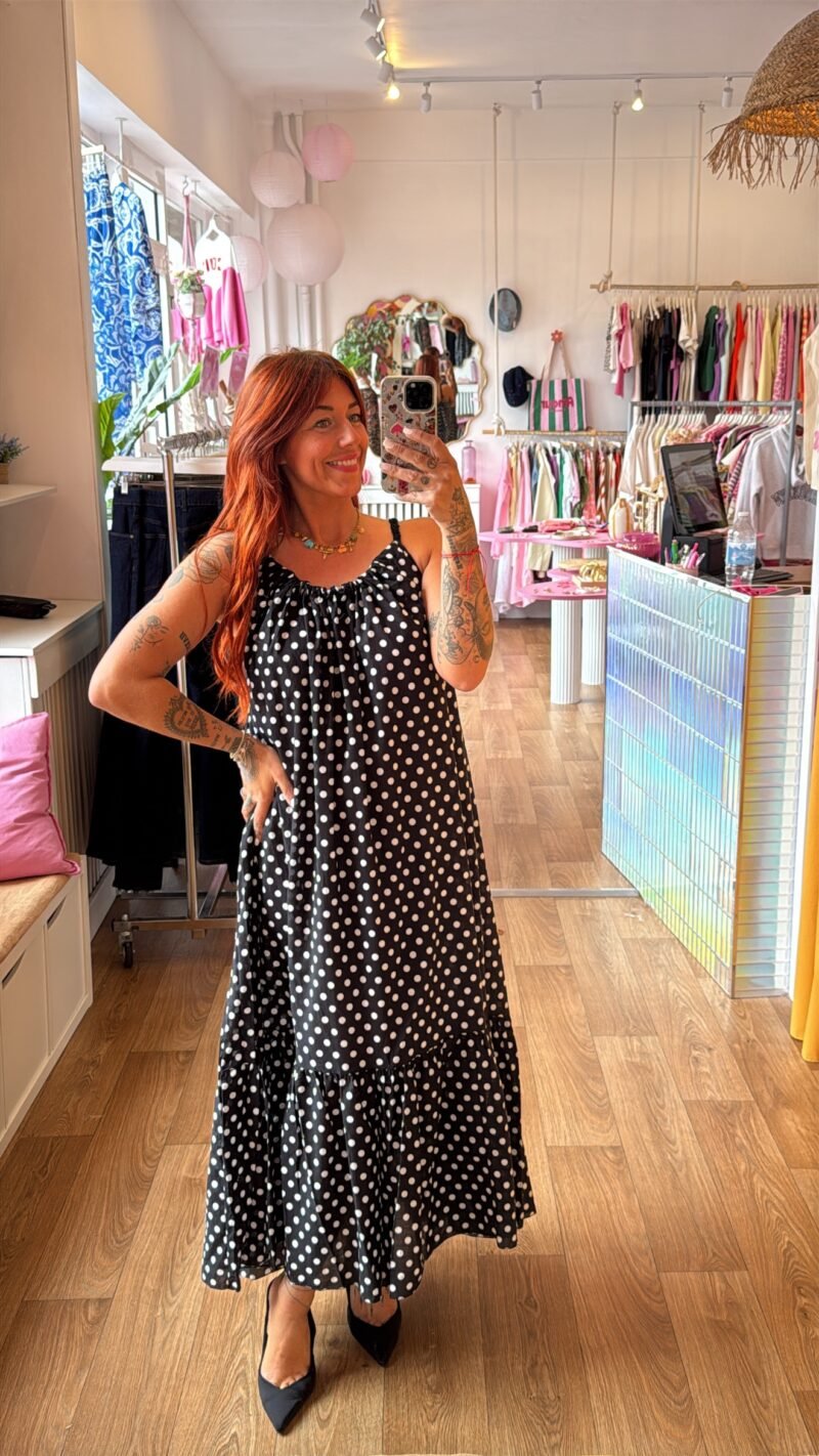 ROBE TRESSIA  NOIR POIS
