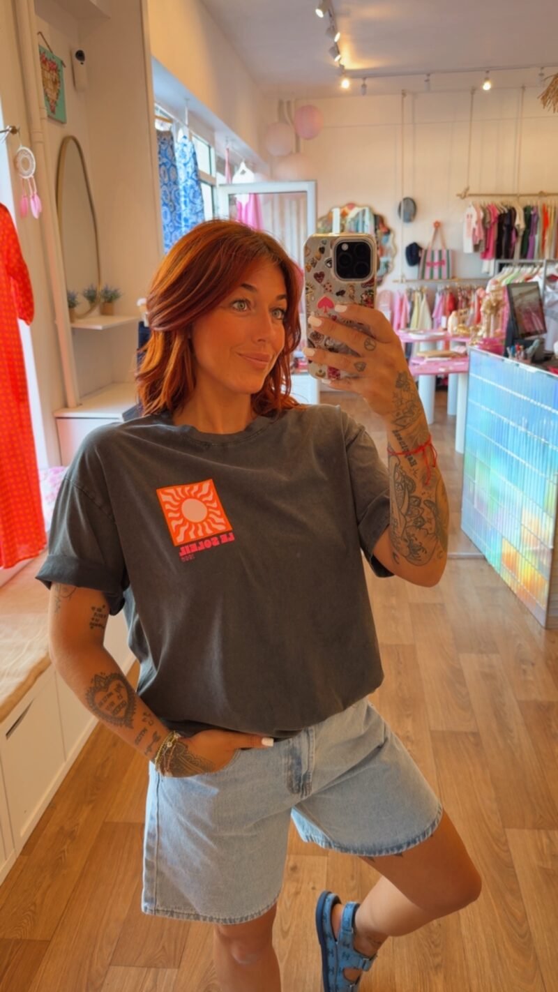 T SHIRT SOL GRIS
