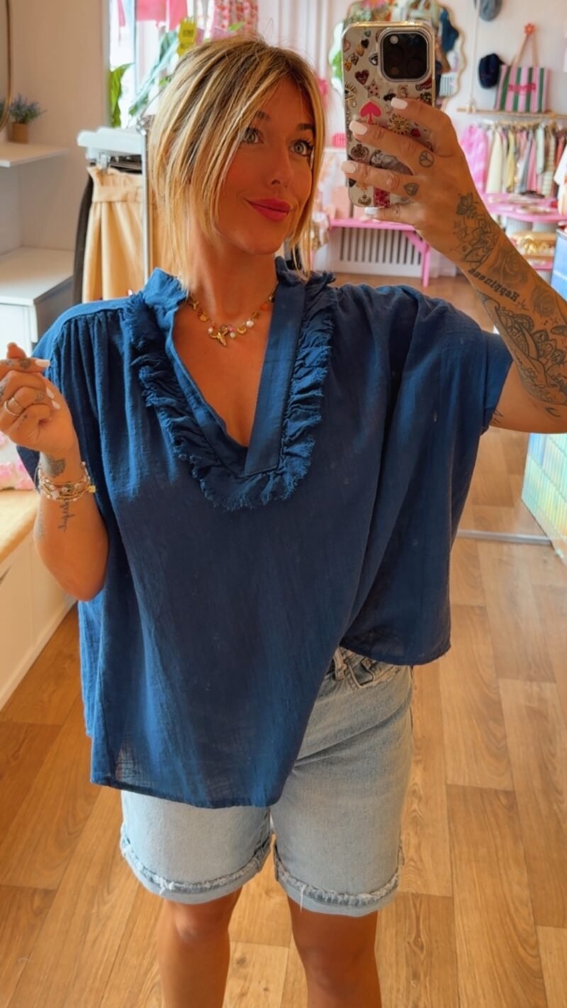 TOP MALO  BLEU