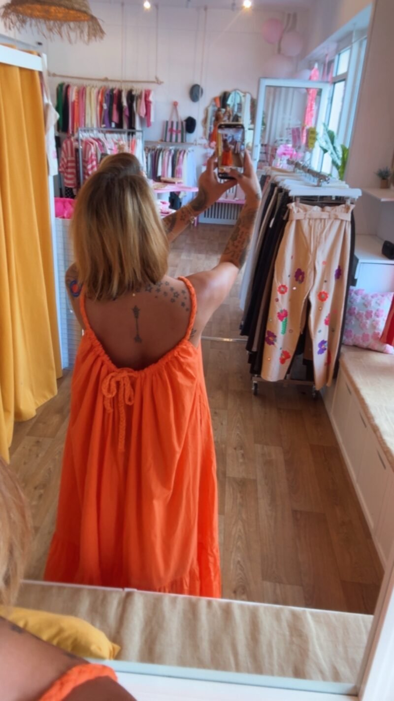ROBE TRESSIA  ORANGE
