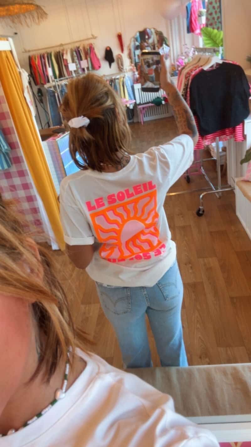 T SHIRT SOL  BLANC – Image 2