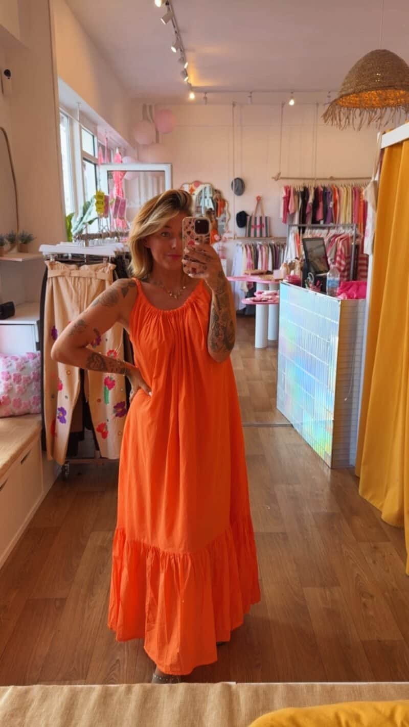 ROBE TRESSIA  ORANGE – Image 2