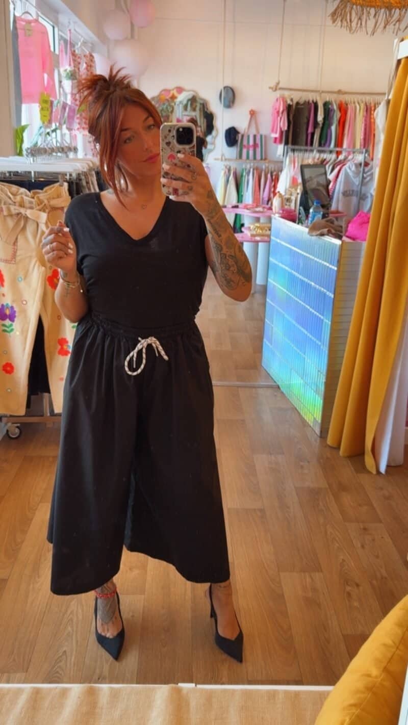 JUPE CULOTTE NOIRE SIMPLE