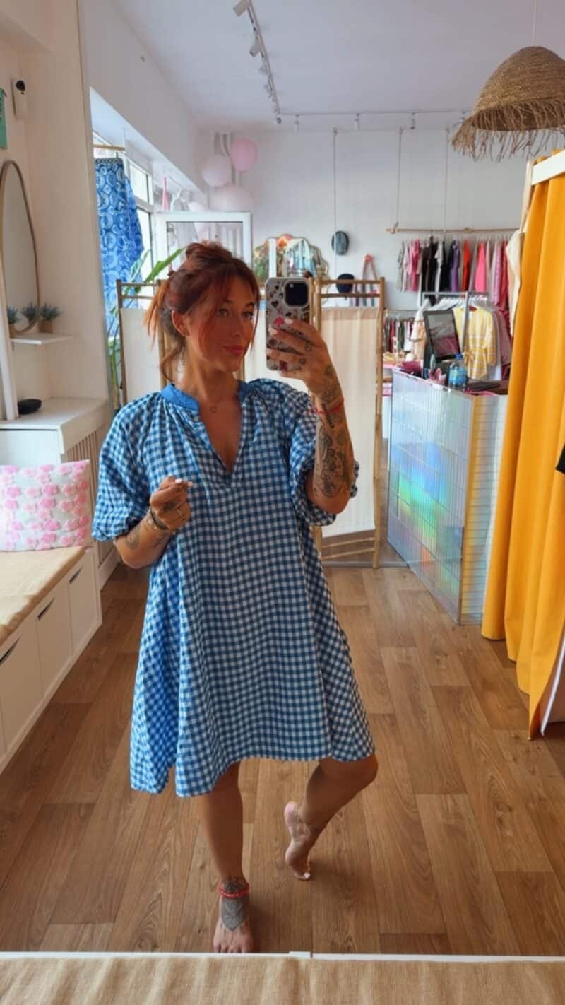 ROBE VICHY CIEL