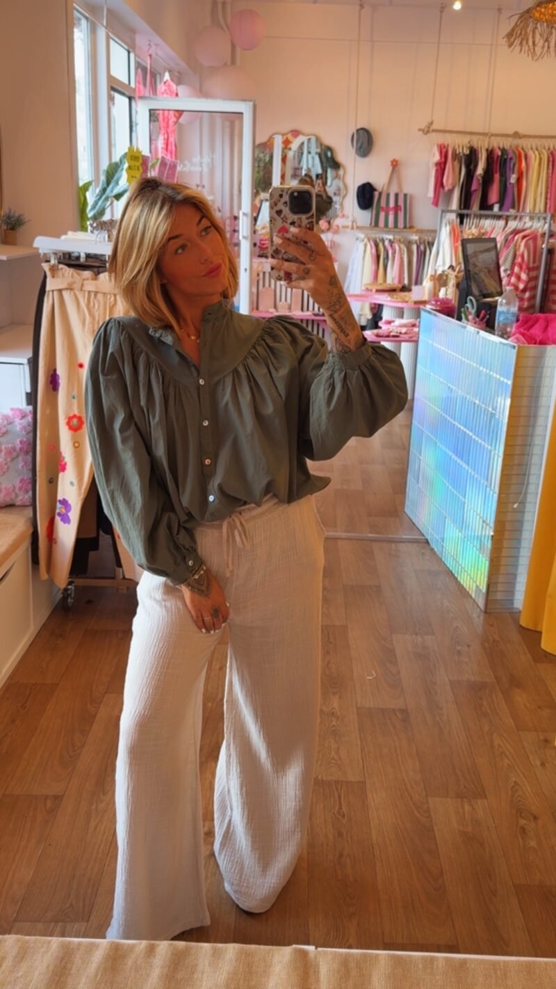 PANTALON AGREABLE ECRU