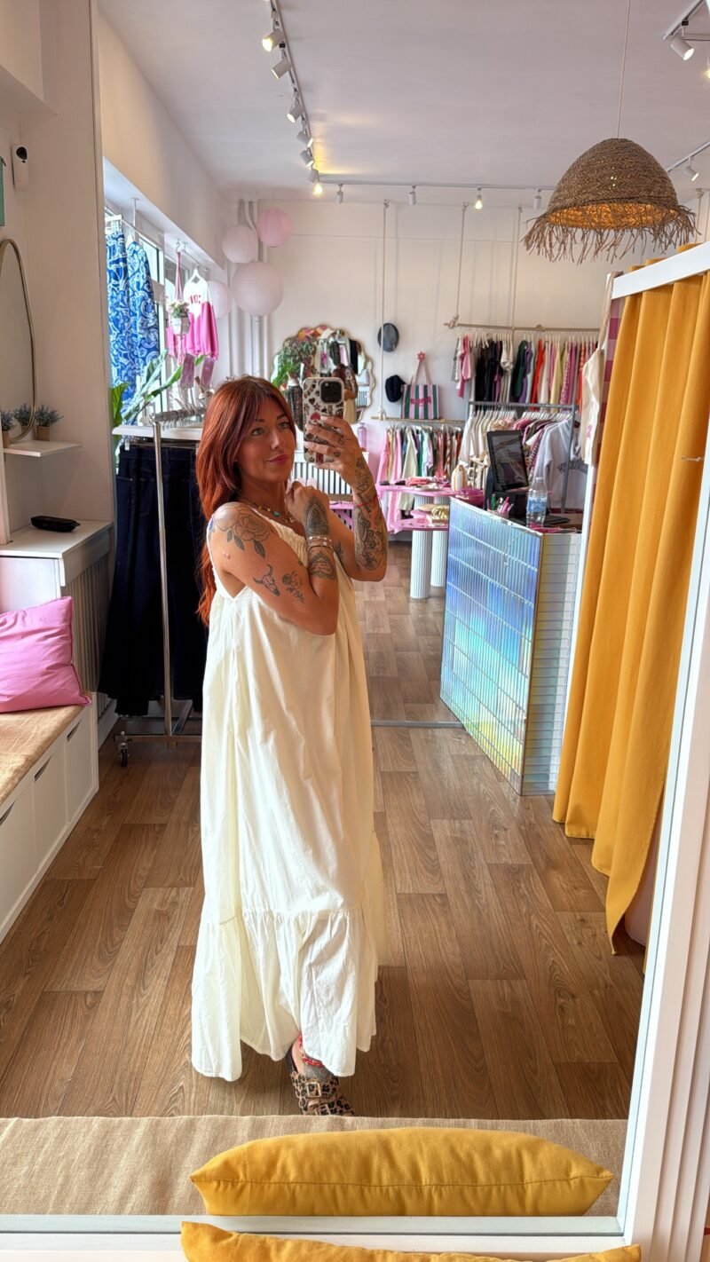 ROBE TRESSIA  BLANCHE