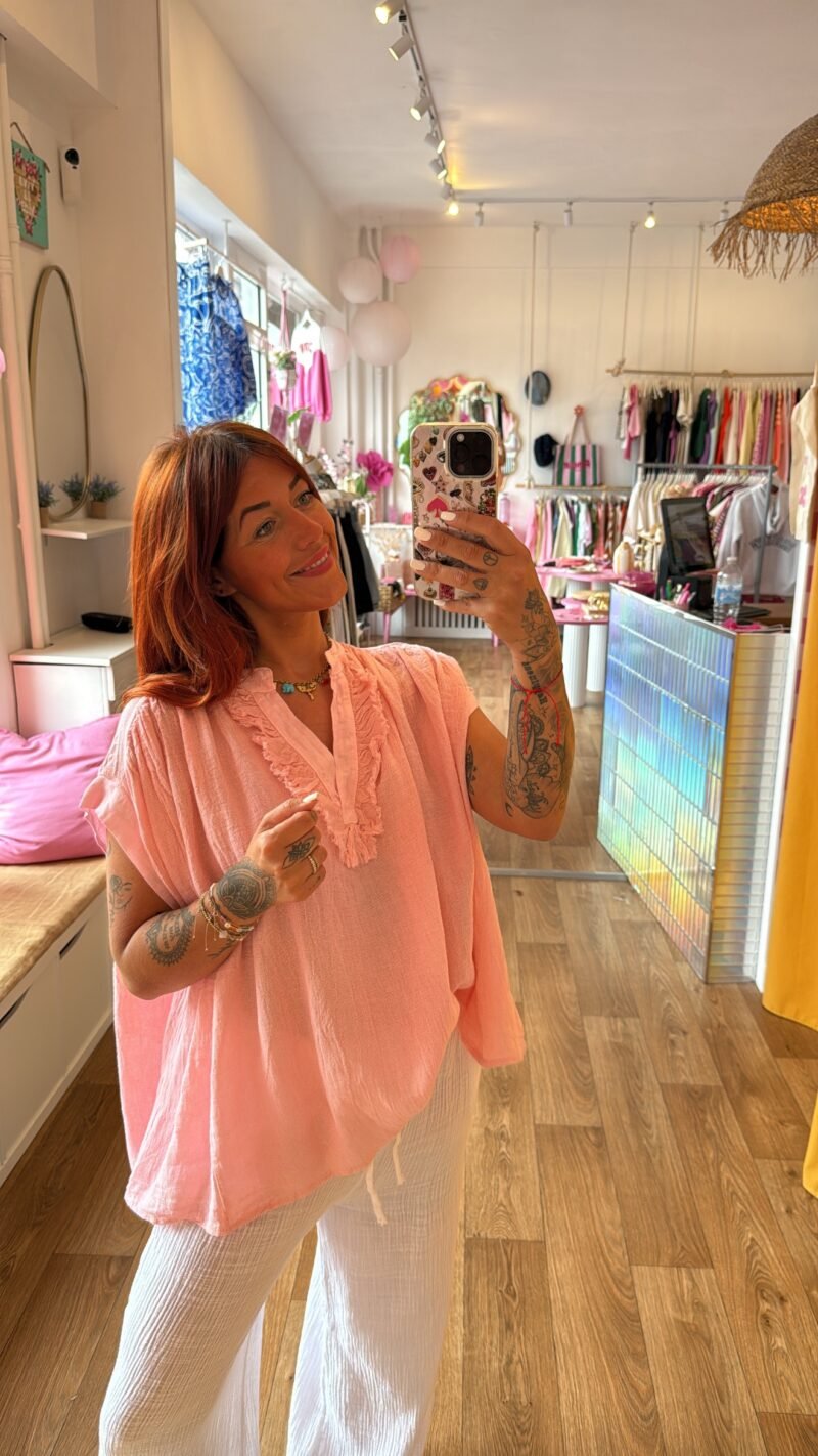 BLOUSE COCO LIN  ROSE