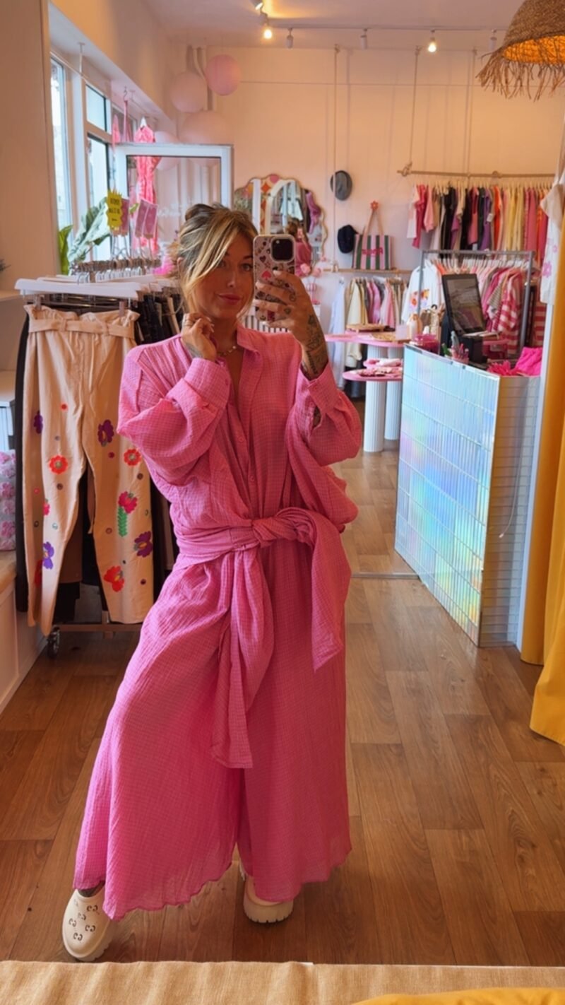 JUPE CULOTTE  ROSE LANNA