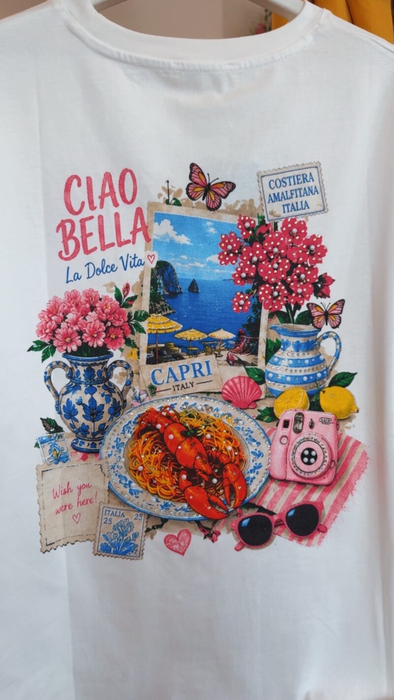T SHIRT  STRASS   " APPAREIL PHOTO  "