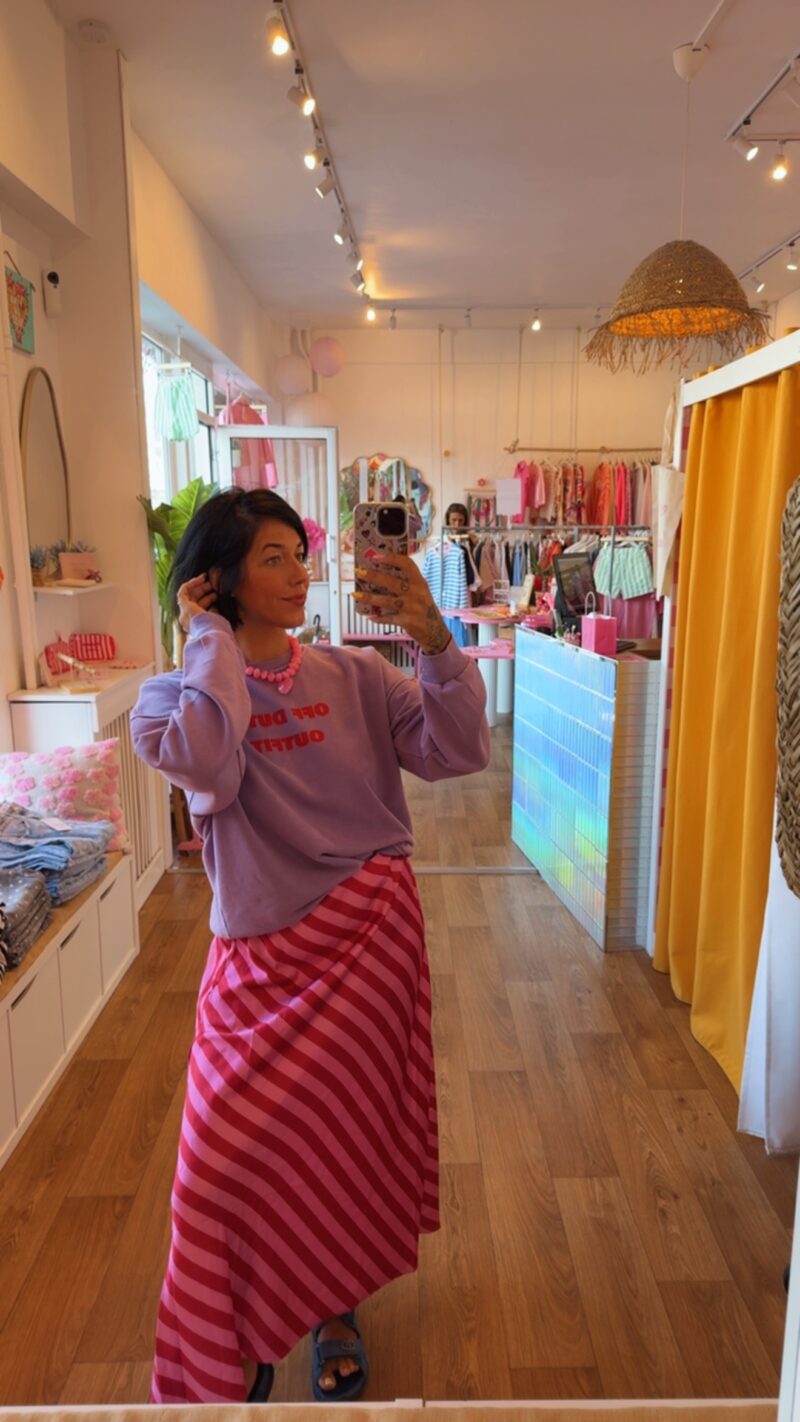 SWEAT OFF DUTY OUTFIT VIOLET