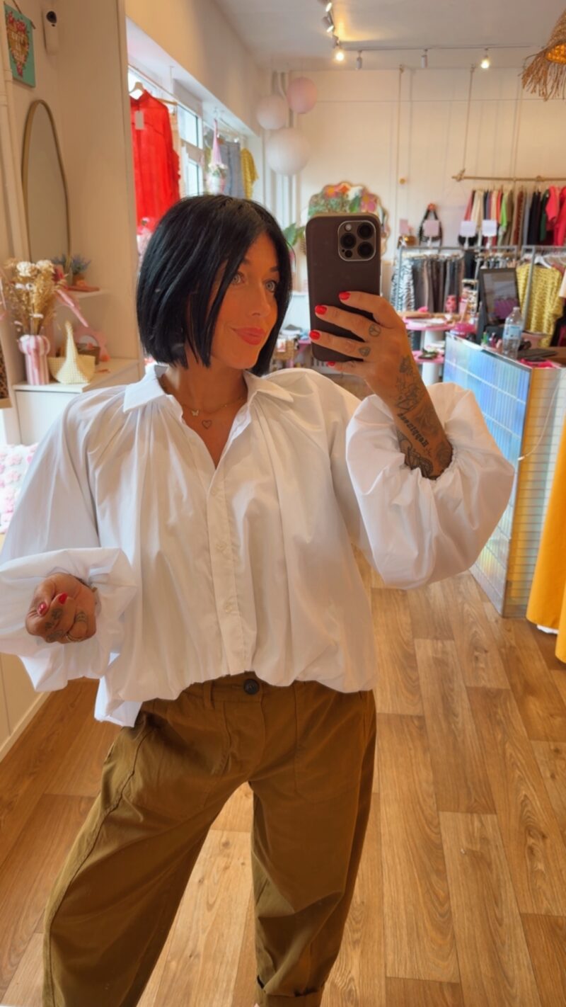 CHEMISE BLANCHE BALLON